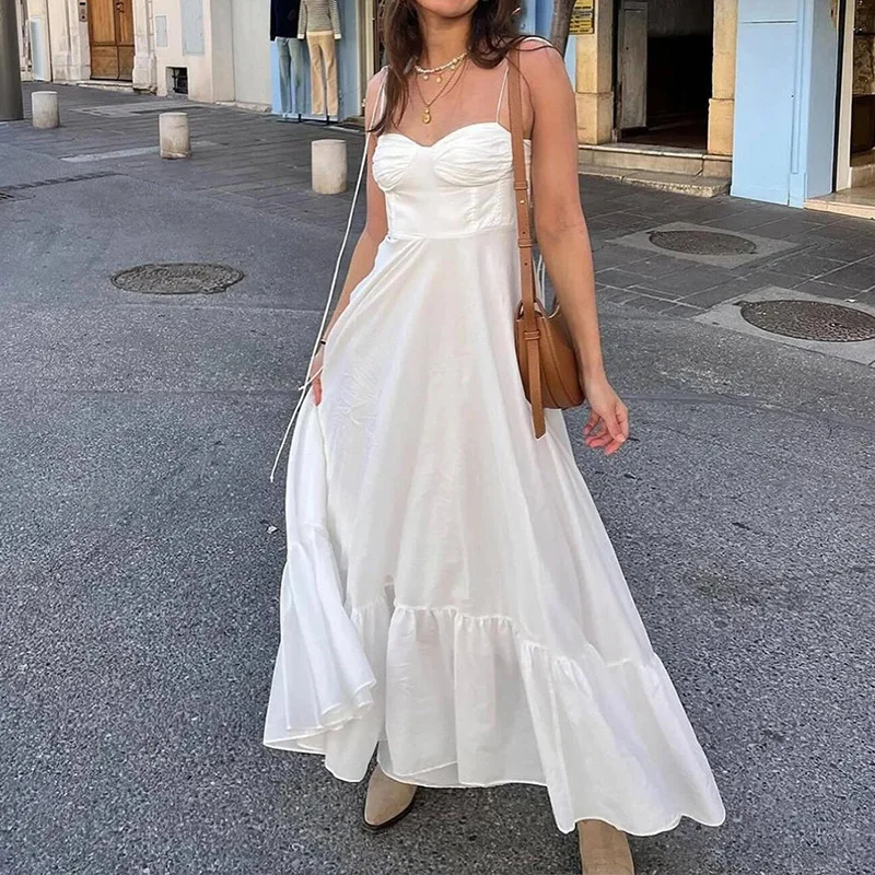 TOY-2025Spring New Women's Fashion Elegant Pure Color High Waist Strap Sexy Flared Dress
TOY-2025Spring New Women's Fashion Elegant Pure Color High Waist Strap Sexy Flared Dress