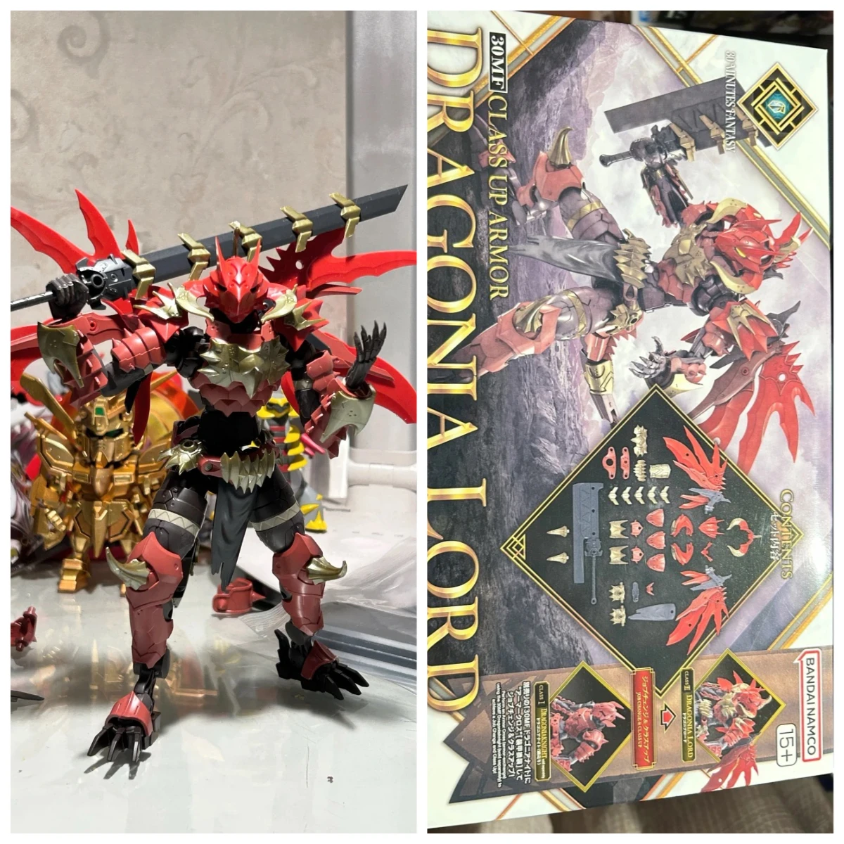 In Stock Genuine Bandai Model Kit 30MF 30ML Class Up Armor Dragonia Lord Anime Action Figure Collection Assembly Model Toys Gift
In Stock Genuine Bandai Model Kit 30MF 30ML Class Up Armor Dragonia Lord Anime Action Figure Collection Assembly Model Toys Gift