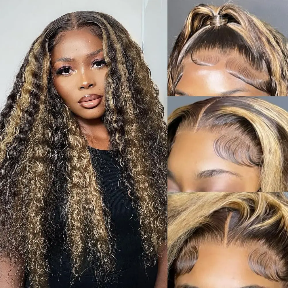 Deep Wave Lace Front Wigs Human Hair 1b/27 180% Density 13x4 HD Lace Frontal Wigs Human Hair Pre Plucked Ombre Lace Front Wig
Deep Wave Lace Front Wigs Human Hair 1b/27 180% Density 13x4 HD Lace Frontal Wigs Human Hair Pre Plucked Ombre Lace Front Wig