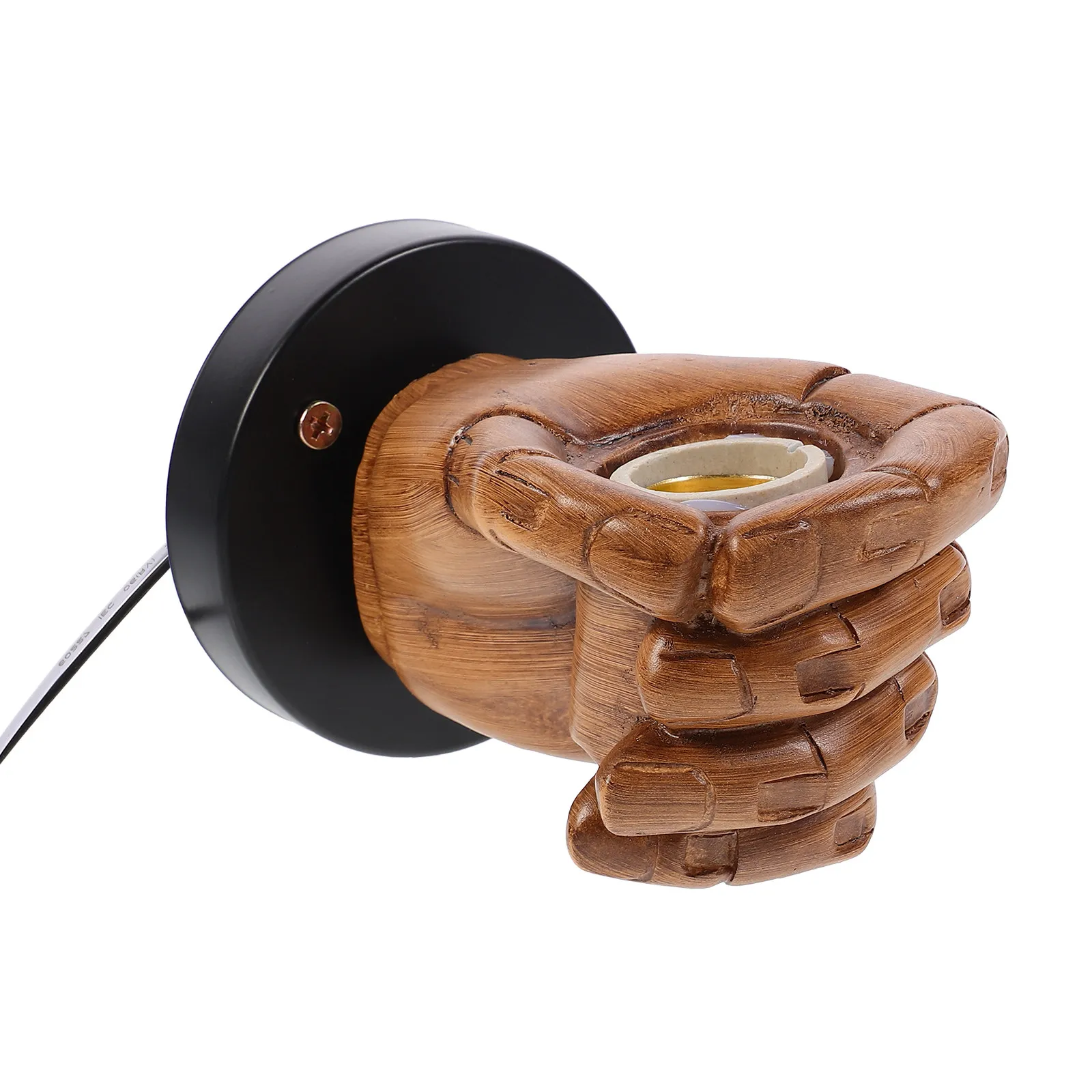 1Set Vintage Fist-Shaped Wall Lamp Holder Resin Iron E27 Socket for Home Bedroom Garden Stairs Corridor Outdoor Indoor Decor
1Set Vintage Fist-Shaped Wall Lamp Holder Resin Iron E27 Socket for Home Bedroom Garden Stairs Corridor Outdoor Indoor Decor