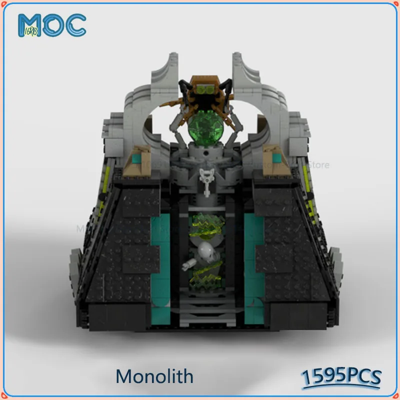 MOC Building Blocks Monolith Model Display DIY Assemble Bricks Space Creative Educational Collection Model Toys Gifts 1595PCS
MOC Building Blocks Monolith Model Display DIY Assemble Bricks Space Creative Educational Collection Model Toys Gifts 1595PCS