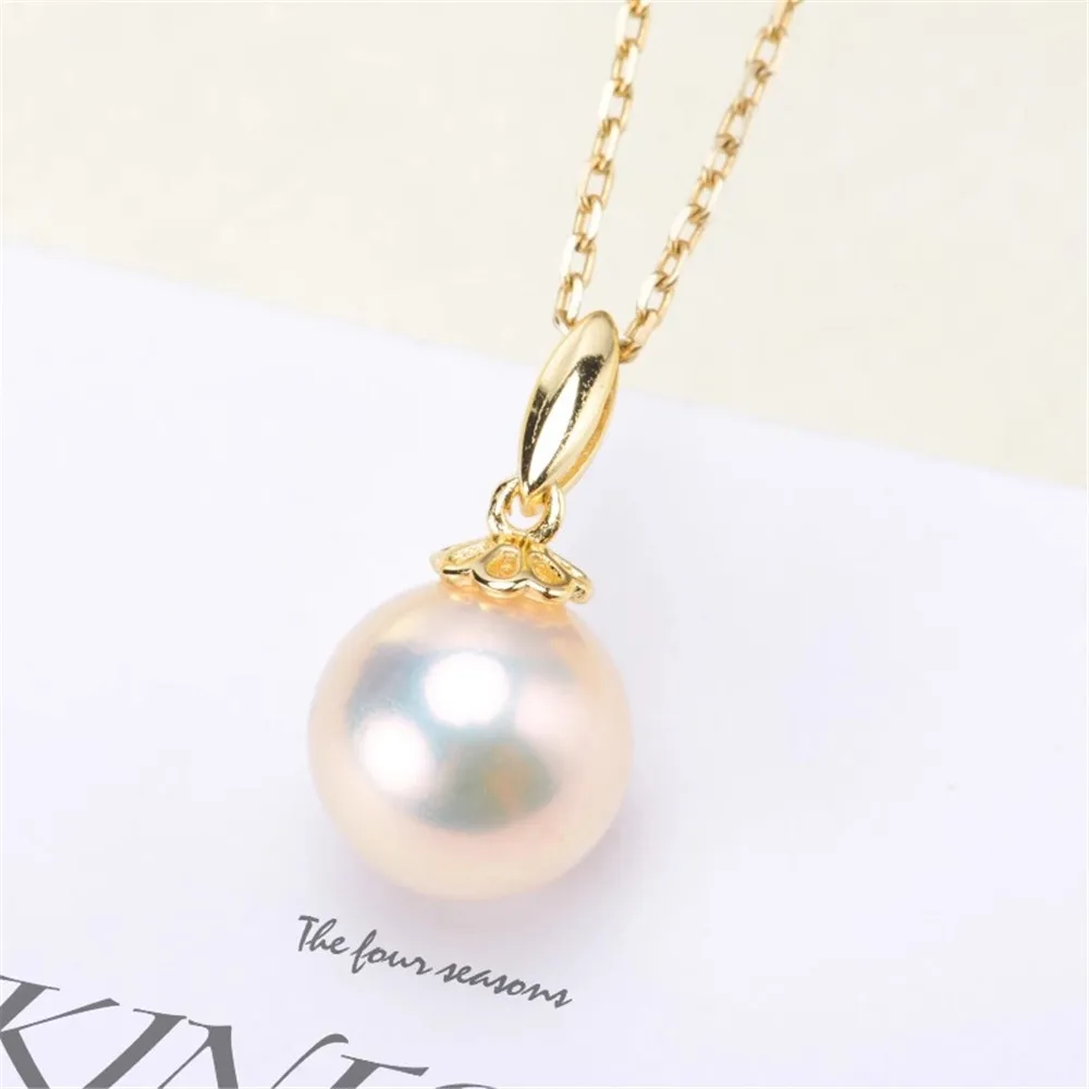 DIY Pearl Accessories S925 Sterling Silver Pearl Pendant Empty Support Fashion Necklace Pendant for Women Fit 8-10mm Round Beads
DIY Pearl Accessories S925 Sterling Silver Pearl Pendant Empty Support Fashion Necklace Pendant for Women Fit 8-10mm Round Beads