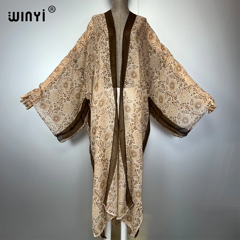 WINYI bohemian print kimono elegant kaftan beachwear maxi Cardigan long dresses abaya dubai luxury cover-ups beach outfit women
WINYI bohemian print kimono elegant kaftan beachwear maxi Cardigan long dresses abaya dubai luxury cover-ups beach outfit women