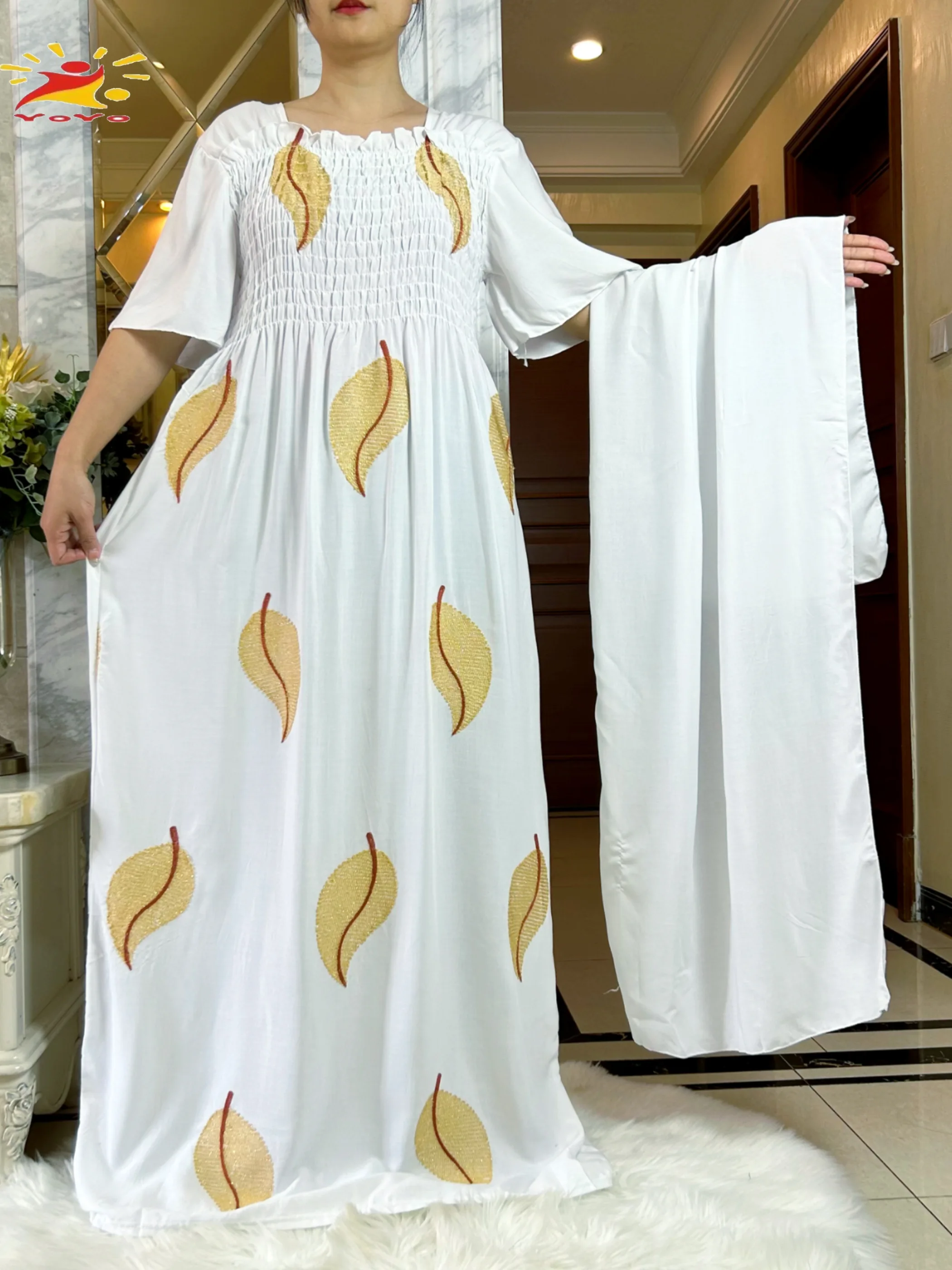New Muslim Women Clothing Elastic Waistband Cotton Embroider African Dashiki Women Long Dress Abaya Dubai Luxury Islamic Dress
New Muslim Women Clothing Elastic Waistband Cotton Embroider African Dashiki Women Long Dress Abaya Dubai Luxury Islamic Dress