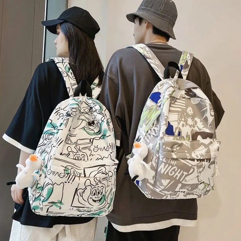 New Fashion Large Capacity Backpack Graffiti Trend Korean Style Schoolbag Ultra-light Travel Knapsacks
New Fashion Large Capacity Backpack Graffiti Trend Korean Style Schoolbag Ultra-light Travel Knapsacks