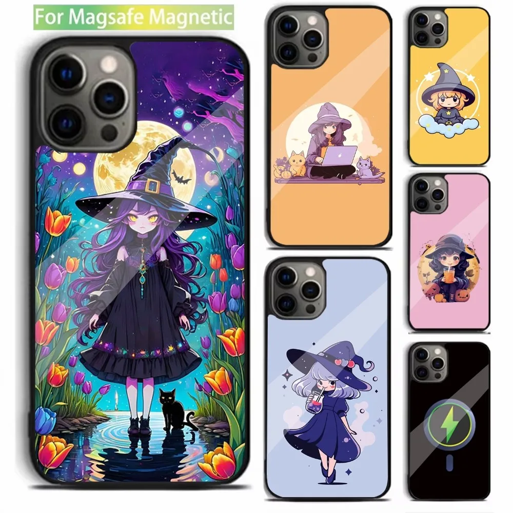 Magic witch cute cartoon Phone Case For iPhone 15,14,13,12,11,Plus,Pro,Max Mini Magsafe Magnetic Wireless Charging
Magic witch cute cartoon Phone Case For iPhone 15,14,13,12,11,Plus,Pro,Max Mini Magsafe Magnetic Wireless Charging