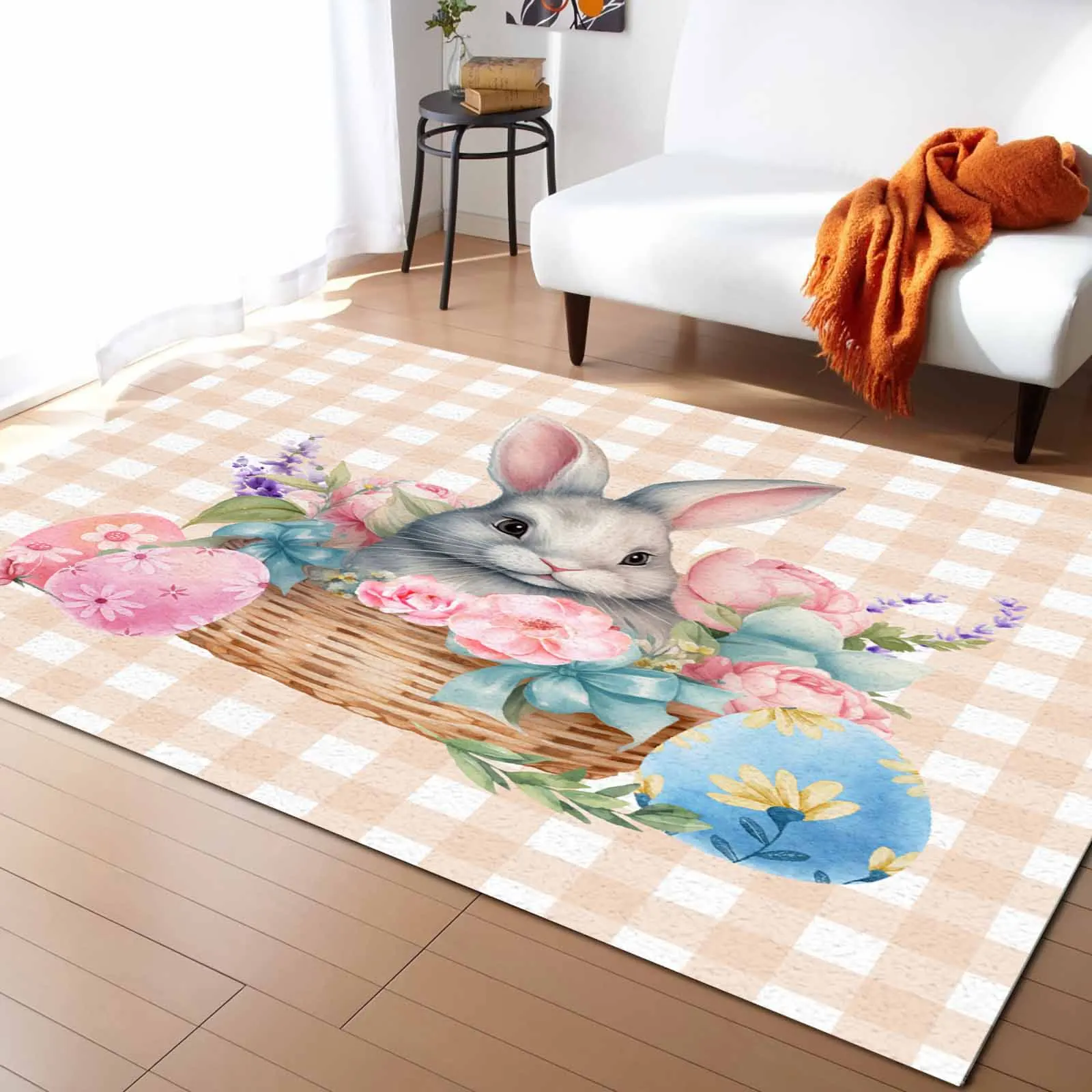 Easter Rabbit Watercolor Flower Living Room Floor Mat Children's Bedroom Bedside Carpet Kitchen Door
Easter Rabbit Watercolor Flower Living Room Floor Mat Children's Bedroom Bedside Carpet Kitchen Door