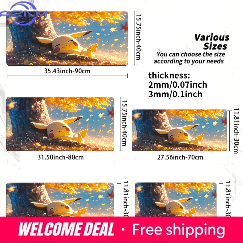 Autumn Maple Pikachu Gaming Desk Mat Non-Slip Washable
Autumn Maple Pikachu Gaming Desk Mat Non-Slip Washable