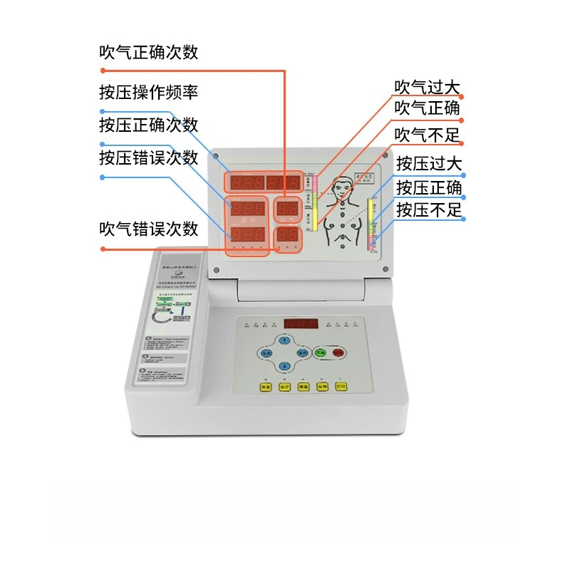 Advanced Whole Body Cardiopulmonary Resuscitation Simulator Human Cardiac Compression Blowing Training Model Pupil
Advanced Whole Body Cardiopulmonary Resuscitation Simulator Human Cardiac Compression Blowing Training Model Pupil