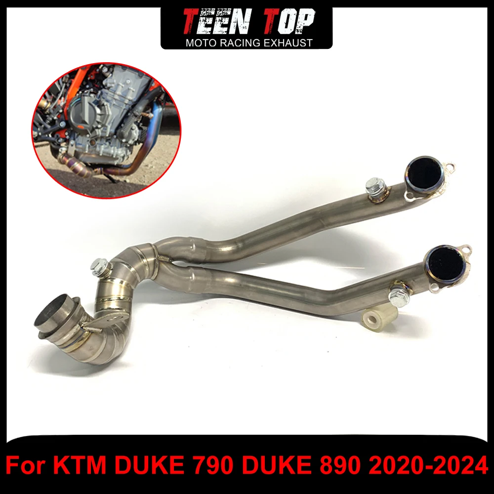 Titanium Alloy For KTM Duke 790/890 Exhaust Header Tube Motorcycle Connect to Original Connection Pipe 890 duke 2020-2024 
Titanium Alloy For KTM Duke 790/890 Exhaust Header Tube Motorcycle Connect to Original Connection Pipe 890 duke 2020-2024