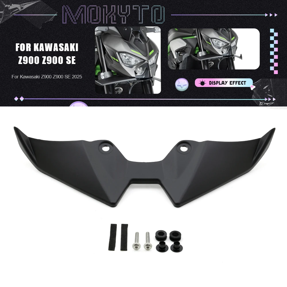 Motorcycle Front Wing Spoiler ler Naked Winglet Deflector Downforce Frontals Naked For Kawasaki Z900 Z900 SE 2025
Motorcycle Front Wing Spoiler ler Naked Winglet Deflector Downforce Frontals Naked For Kawasaki Z900 Z900 SE 2025