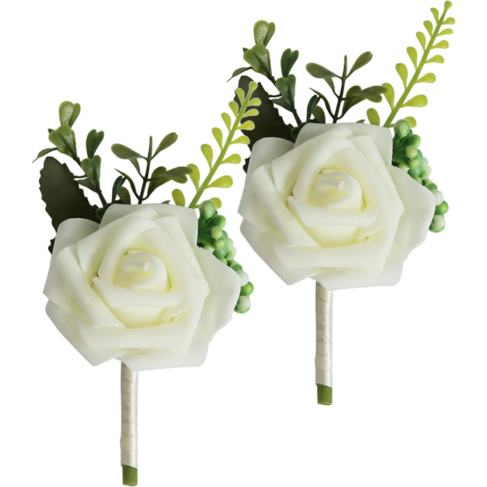 2 Pcs Artificial Wedding Decor Corsages Simulation Flower Bridal Groom Accessories Banquet Decoration ElegantFlower Chest Flower
2 Pcs Artificial Wedding Decor Corsages Simulation Flower Bridal Groom Accessories Banquet Decoration ElegantFlower Chest Flower