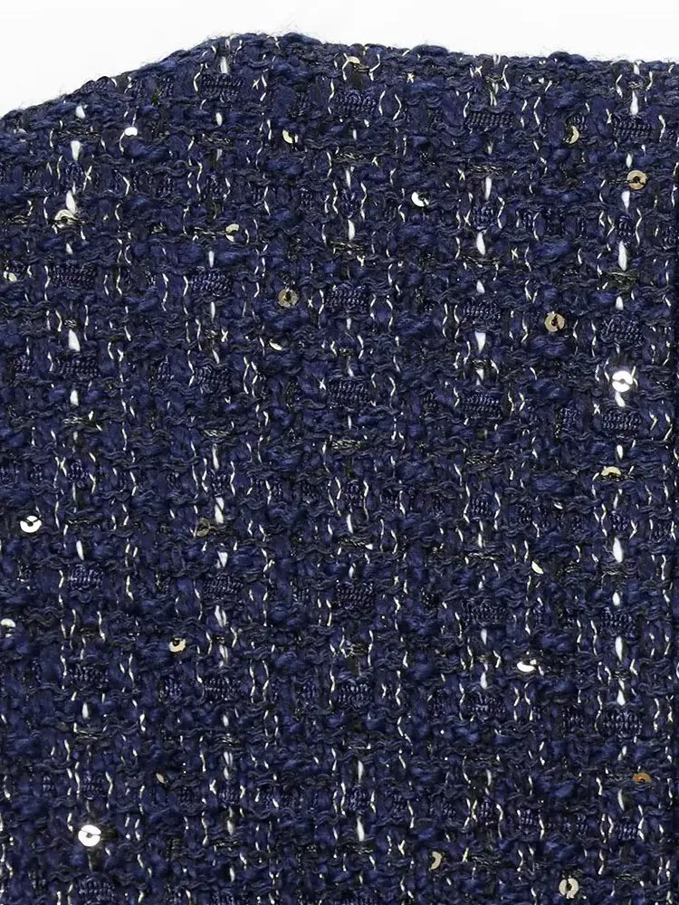 HH 2025 женское модное универсальное пальто с пайетками, однобортное пальто с круглым вырезом и длинными рукавами с поясом, повседневный элегантный пиджак Mujer
HH 2025 женское модное универсальное пальто с пайетками, однобортное пальто с круглым вырезом и длинными рукавами с поясом, повседневный элегантный пиджак Mujer