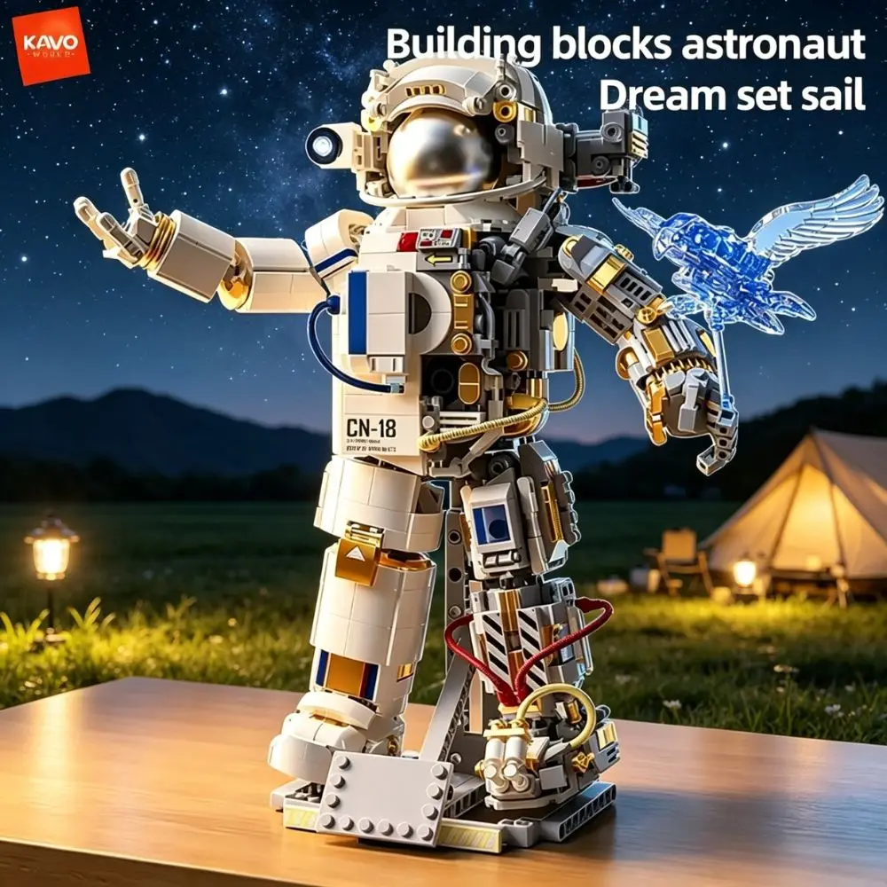 KAVOWORLD 1469PCS Tech Mechanical Astronaut Building Blocks Set DIY Puzzle Assembly Toy Educational Ornament Gift for Children
KAVOWORLD 1469PCS Tech Mechanical Astronaut Building Blocks Set DIY Puzzle Assembly Toy Educational Ornament Gift for Children