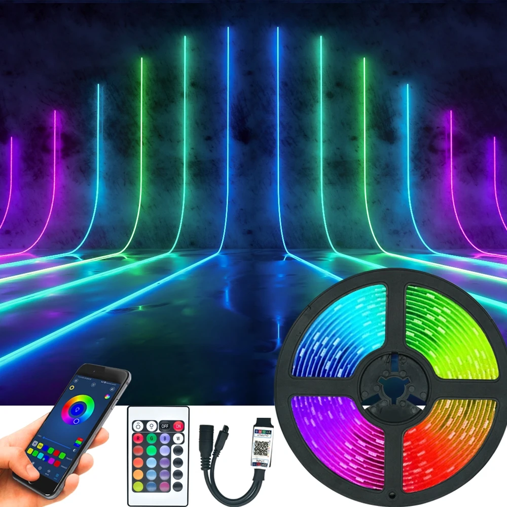 Светодиодные ленты Bluetooth Luces LED RGB 5050 2835 Гибкая лента для ламп с диодом постоянного тока 12 В 5 м 10 м 32,8 фута Рождество Новый год
Светодиодные ленты Bluetooth Luces LED RGB 5050 2835 Гибкая лента для ламп с диодом постоянного тока 12 В 5 м 10 м 32,8 фута Рождество Новый год