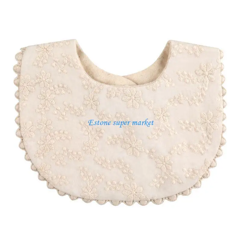 090B Boho Baby Unisex Cotton Drooler Bibs With Embroidery Flowers for Eating 360° Bibs for Newborn Infant for Drooling
090B Boho Baby Unisex Cotton Drooler Bibs With Embroidery Flowers for Eating 360° Bibs for Newborn Infant for Drooling