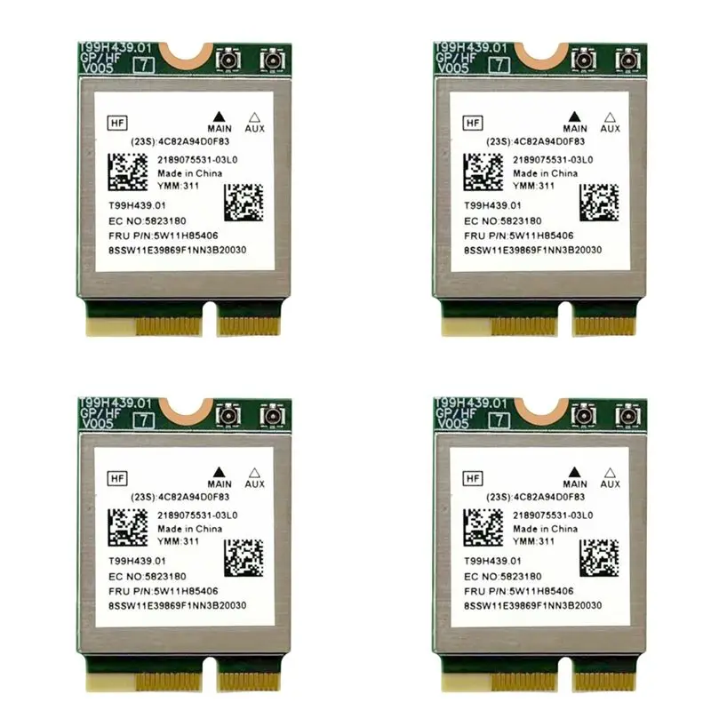 Изысканная Wi-Fi 7 карта Exquisite-4X MT7927, трехдиапазонная (2.4G/5G/6G), 8774M, беспроводная Wi-Fi карта MT7927, Bluetooth 5.4, гигабитная беспроводная сетевая карта
Изысканная Wi-Fi 7 карта Exquisite-4X MT7927, трехдиапазонная (2.4G/5G/6G), 8774M, беспроводная Wi-Fi карта MT7927, Bluetooth 5.4, гигабитная беспроводная сетевая карта