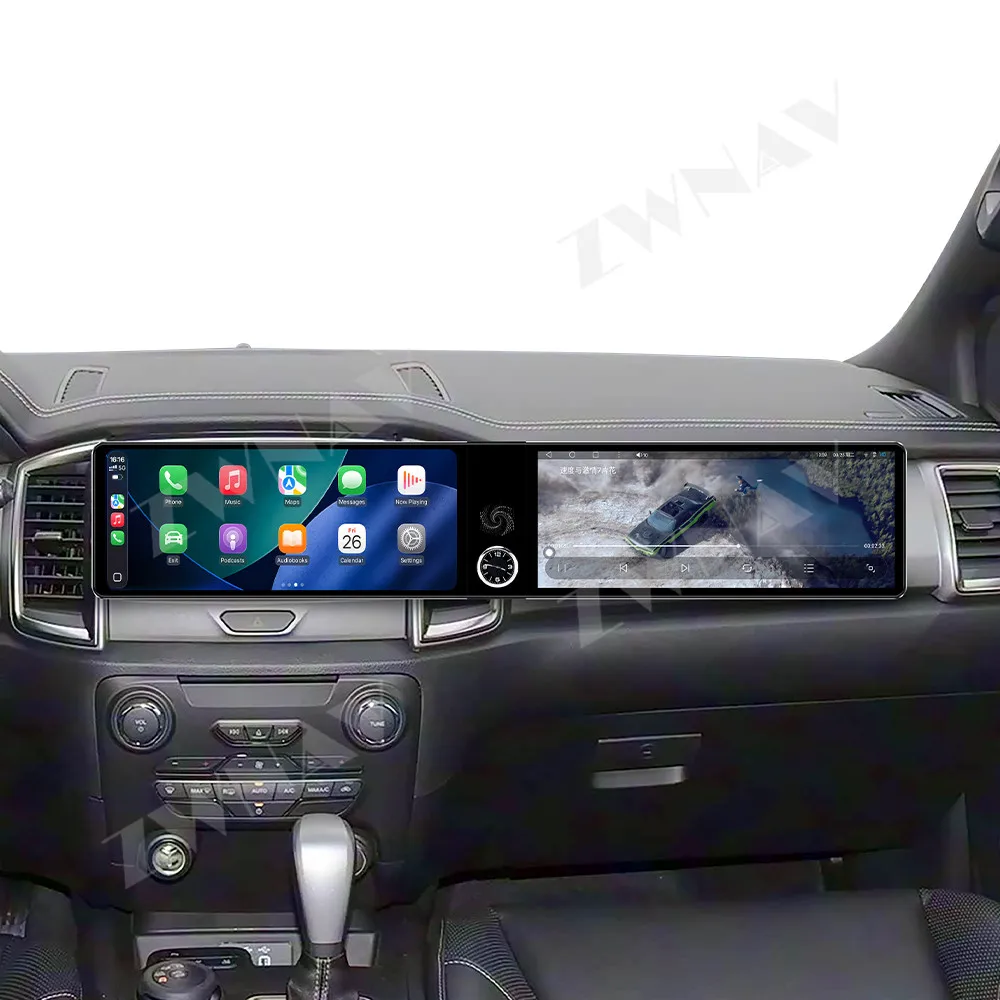 Двойной сенсорный экран 12,3 дюйма для Ford Everest/Ranger 2015-2018, Android 13.0, GPS-навигация, CarPlay, мультимедийный проигрыватель, радиоприемник, головное устройство.
Двойной сенсорный экран 12,3 дюйма для Ford Everest/Ranger 2015-2018, Android 13.0, GPS-навигация, CarPlay, мультимедийный проигрыватель, радиоприемник, головное устройство.