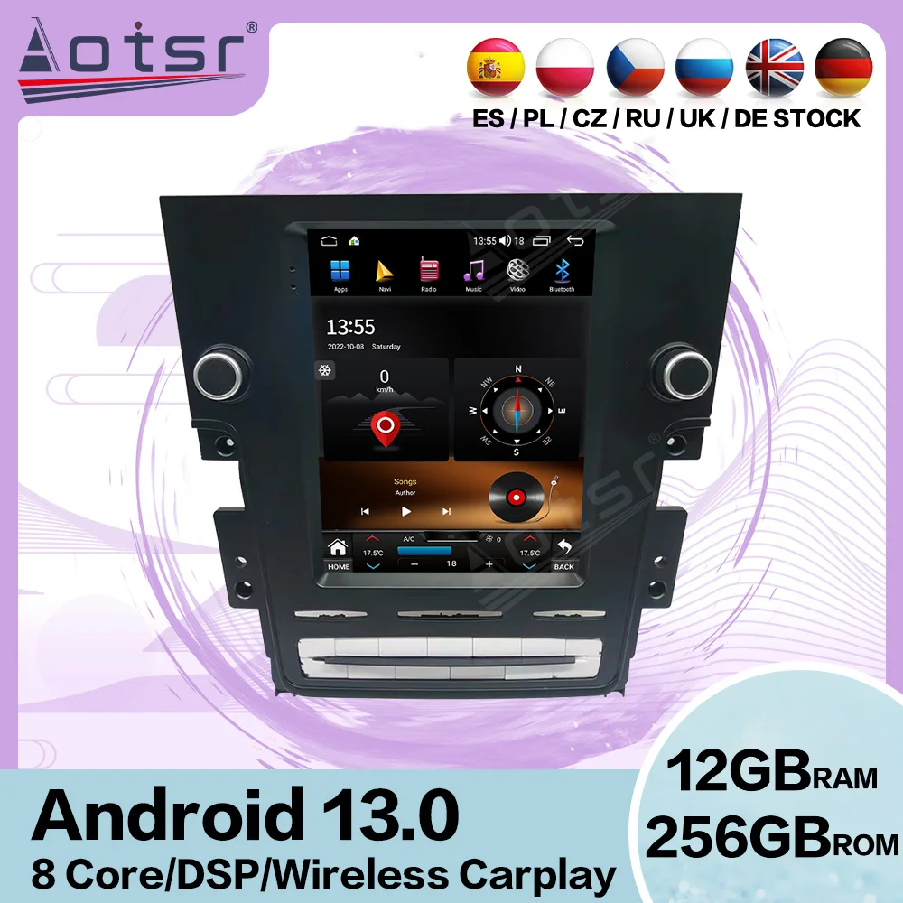 Вертикальный экран Автомобильный мультимедийный Android 13 для LINCOLN Navigator 2014 2015 2016 Автомобильный GPS-навигатор стерео радио головное устройство
Вертикальный экран Автомобильный мультимедийный Android 13 для LINCOLN Navigator 2014 2015 2016 Автомобильный GPS-навигатор стерео радио головное устройство