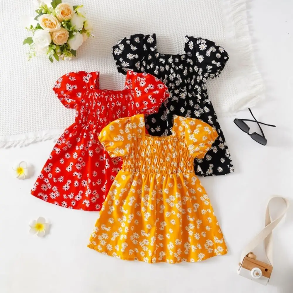Square Collar Baby Girls Princess Dress Puff Sleeve Party Summer Flower Dress Beach Vacation Sweet Toddle Dress Birthday Dress
Square Collar Baby Girls Princess Dress Puff Sleeve Party Summer Flower Dress Beach Vacation Sweet Toddle Dress Birthday Dress