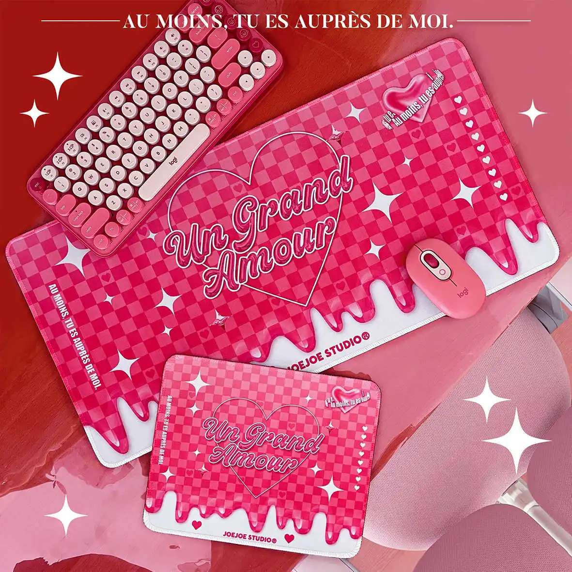 Original Plaid Love Mouse Pad Cute Girl Computer Gaming Office Computer Keyboard Game Mouse Pad Pink Non-slip Rubber Table Mat
Original Plaid Love Mouse Pad Cute Girl Computer Gaming Office Computer Keyboard Game Mouse Pad Pink Non-slip Rubber Table Mat