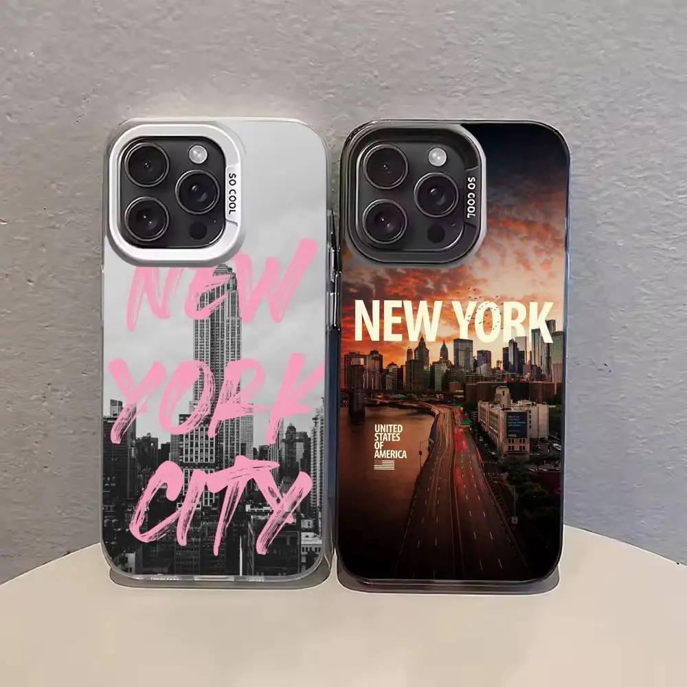NYC new york city Phone Case Color Silver Shell For IPhone 17 16 15 14 13 12 11 Pro Max Plus
NYC new york city Phone Case Color Silver Shell For IPhone 17 16 15 14 13 12 11 Pro Max Plus