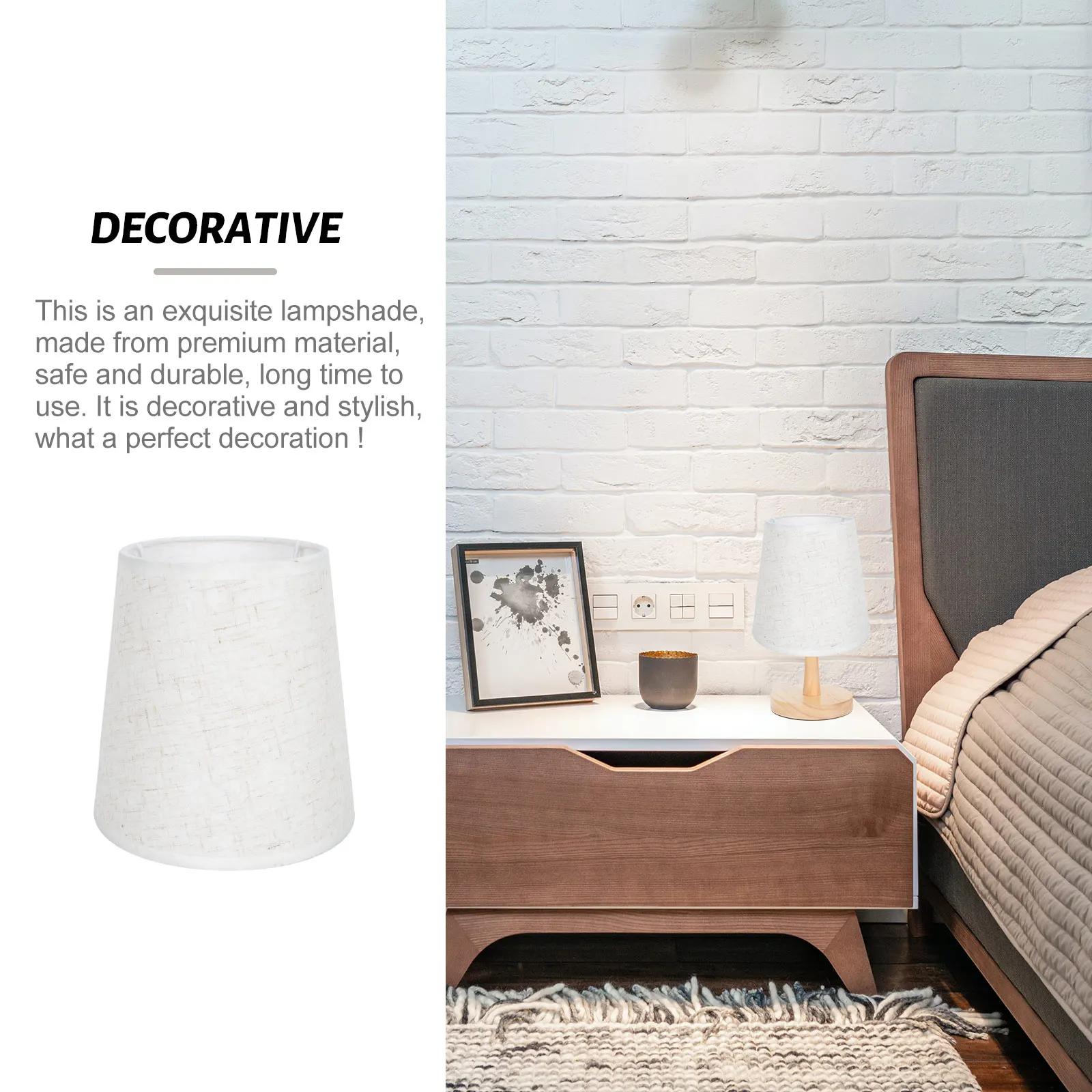 Premium Cloth Lamp Shade Iron Frame Dustproof Eye Protection For Table Lamp Chandelier Replacement Creative Light Cover Simple 
Premium Cloth Lamp Shade Iron Frame Dustproof Eye Protection For Table Lamp Chandelier Replacement Creative Light Cover Simple