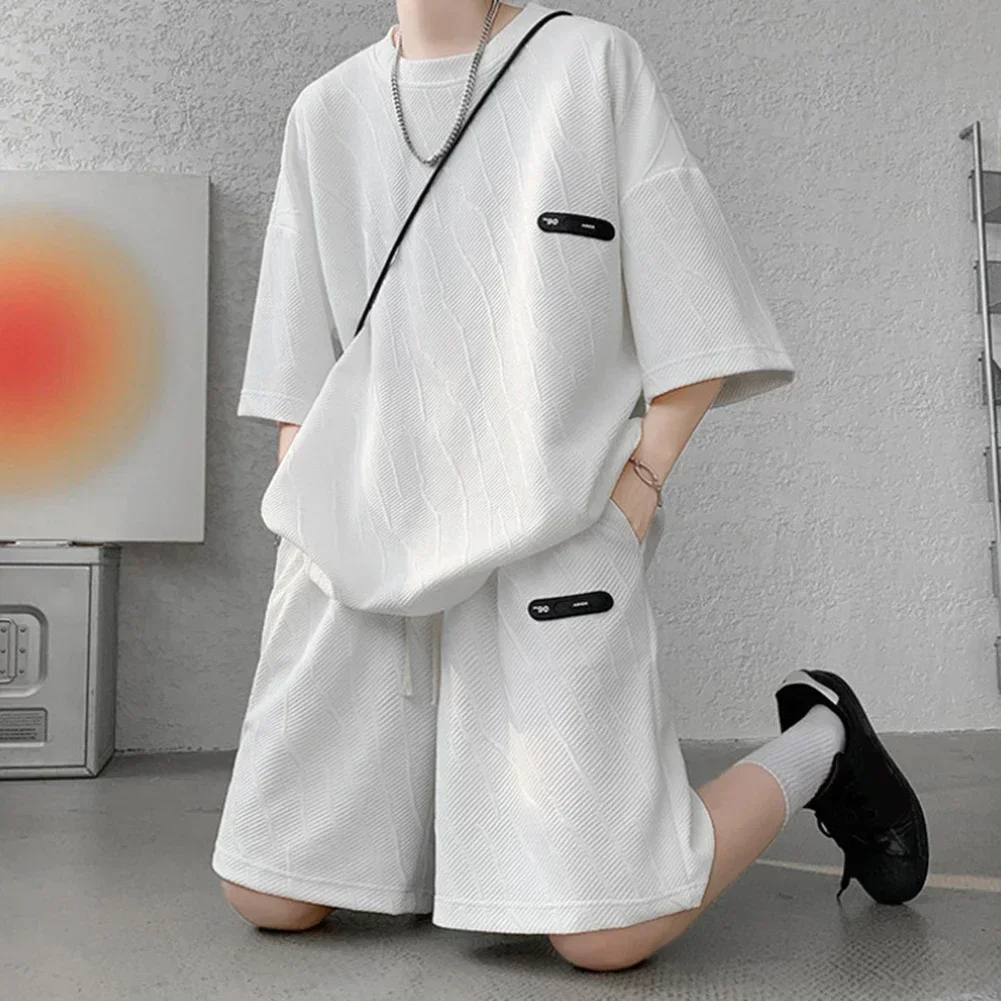 Пляжная одежда 4XL, мужской летний костюм, футболка с коротким рукавом и шорты, тренировочная спортивная одежда, одежда для пляжного отдыха
Пляжная одежда 4XL, мужской летний костюм, футболка с коротким рукавом и шорты, тренировочная спортивная одежда, одежда для пляжного отдыха