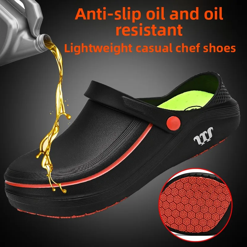 Kitchen Non-slip Shoes Non-slip Waterproof Oil-proof Chef Shoes Doctor Nurse Work Shoes Cool Slippers
Kitchen Non-slip Shoes Non-slip Waterproof Oil-proof Chef Shoes Doctor Nurse Work Shoes Cool Slippers