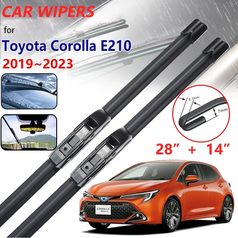 for Toyota Corolla E210 2023 2022 2021 2020 2019 Hatchback Auris Car Wiper Blade Cutter Boneless Frameless Windscreen Windshield
for Toyota Corolla E210 2023 2022 2021 2020 2019 Hatchback Auris Car Wiper Blade Cutter Boneless Frameless Windscreen Windshield