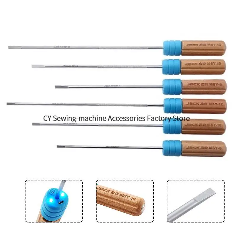 JACK Original LED New Lengthened Lighting Long Handle Rod Screwdriver Home Repair USB Charging Industrial Sewing Machine Parts
JACK Original LED New Lengthened Lighting Long Handle Rod Screwdriver Home Repair USB Charging Industrial Sewing Machine Parts