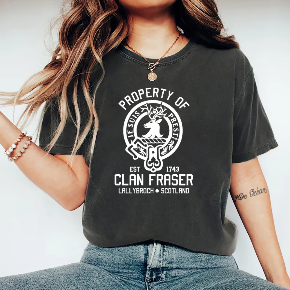Property of Clan Foster T Shirts Outlander Book Series T-Shirt Jamie Fraser Sassenach T Shirt Tv Show Tops Vintage Casual Tees
Property of Clan Foster T Shirts Outlander Book Series T-Shirt Jamie Fraser Sassenach T Shirt Tv Show Tops Vintage Casual Tees