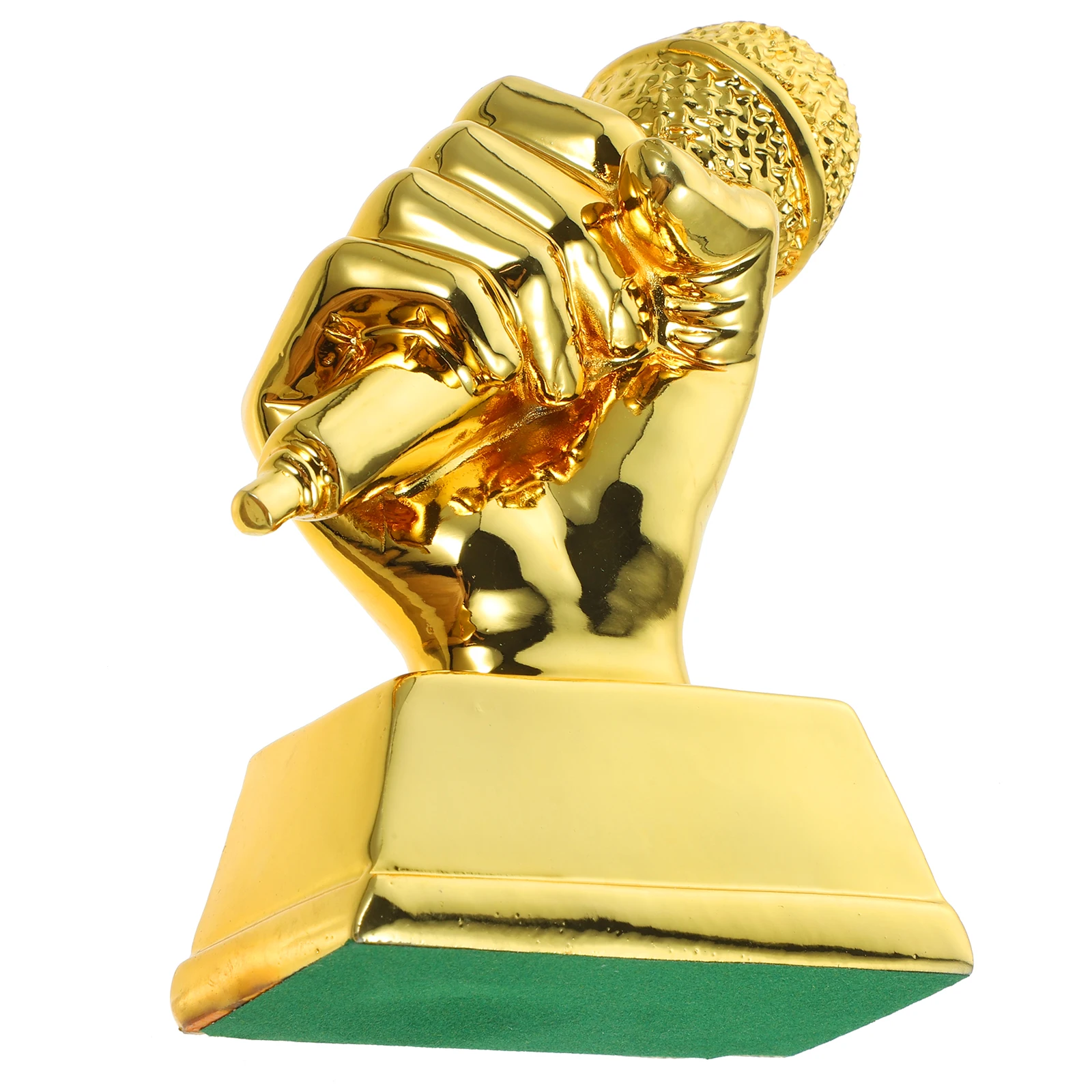 1pcs Singing Award Trophy Microphone Music Trophies Kids Competition Resin Gold Mini Awards Classroom Supplies
1pcs Singing Award Trophy Microphone Music Trophies Kids Competition Resin Gold Mini Awards Classroom Supplies
