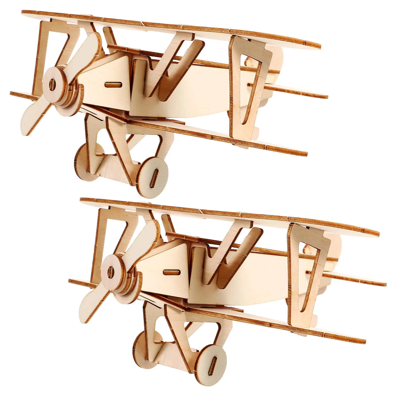 2Pcs Wood Puzzle Kits 3D Models 3D Puzzle Airplane Kids Educational Toy Realistic Shape Decor Wooden Material
2Pcs Wood Puzzle Kits 3D Models 3D Puzzle Airplane Kids Educational Toy Realistic Shape Decor Wooden Material