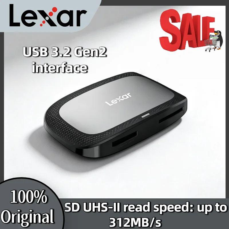 Lexar Professional CFexpress Type A SD Card Reader USB 3.2 Gen 2 10Gbps Dual Slot 900MB s 312MB s 2 in 1 for 8K Video
Lexar Professional CFexpress Type A SD Card Reader USB 3.2 Gen 2 10Gbps Dual Slot 900MB s 312MB s 2 in 1 for 8K Video