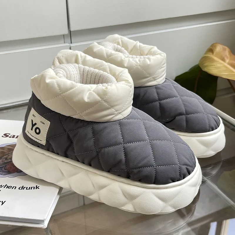 Thicken Plush Warm Snow Boots Ladies2024 Winter Waterproof Down Cloth Couple Ankle Boots Comfortable Soft Cotton Shoes for Women
Thicken Plush Warm Snow Boots Ladies2024 Winter Waterproof Down Cloth Couple Ankle Boots Comfortable Soft Cotton Shoes for Women