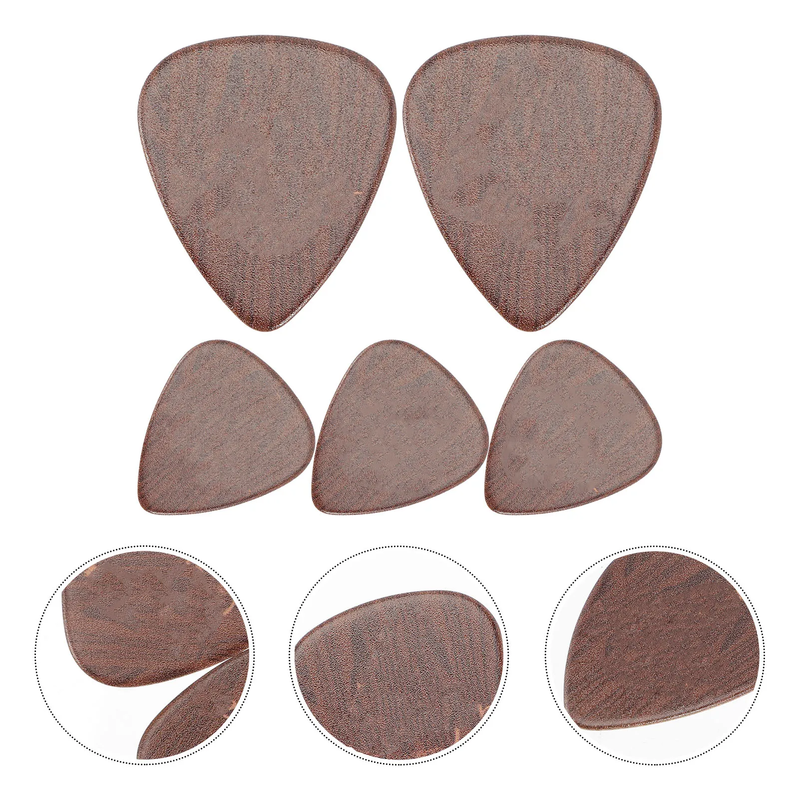 5 Pcs Wood Grain Guitar Pick Natural Plectrum Wooden Picks for Acoustic Bulk Thick Practice Supplies
5 Pcs Wood Grain Guitar Pick Natural Plectrum Wooden Picks for Acoustic Bulk Thick Practice Supplies