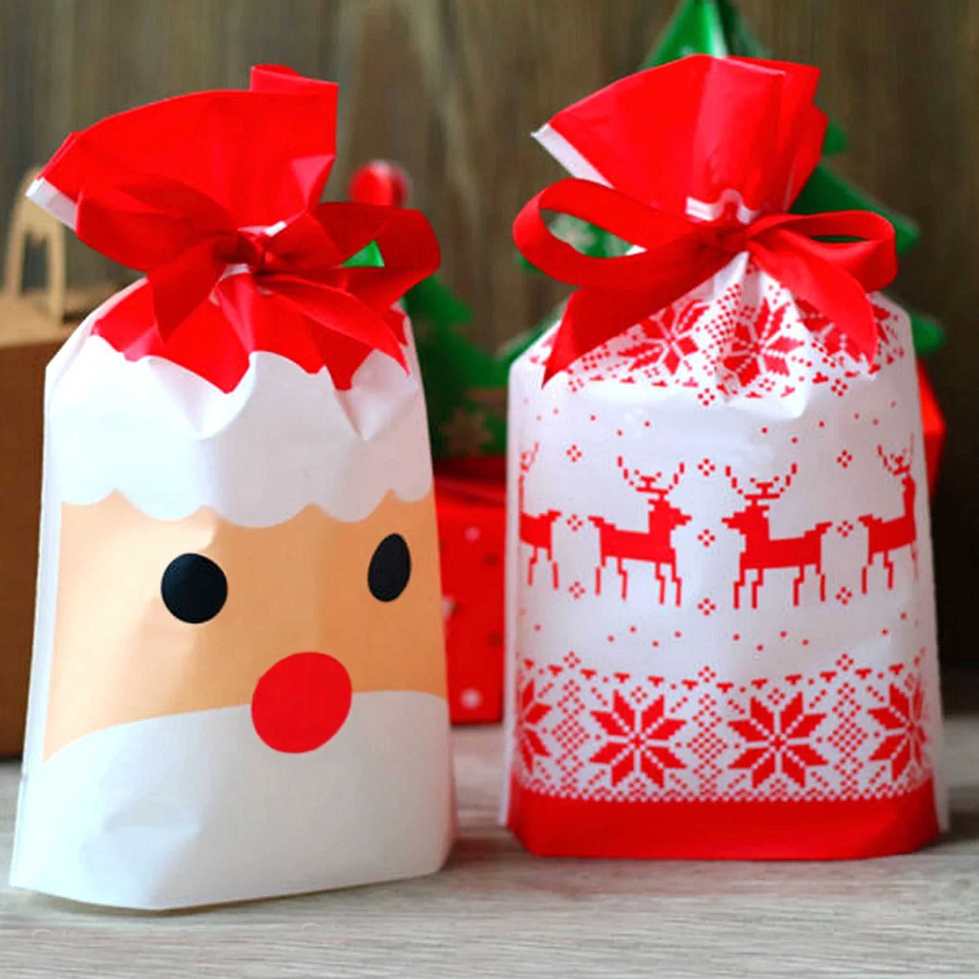 10Pcs Christmas Drawstring Bag Candy Bag Christmas Gift Bundle Bag Christmas Gift Wrapping Bag Cookies Candy Packaging Bag
10Pcs Christmas Drawstring Bag Candy Bag Christmas Gift Bundle Bag Christmas Gift Wrapping Bag Cookies Candy Packaging Bag