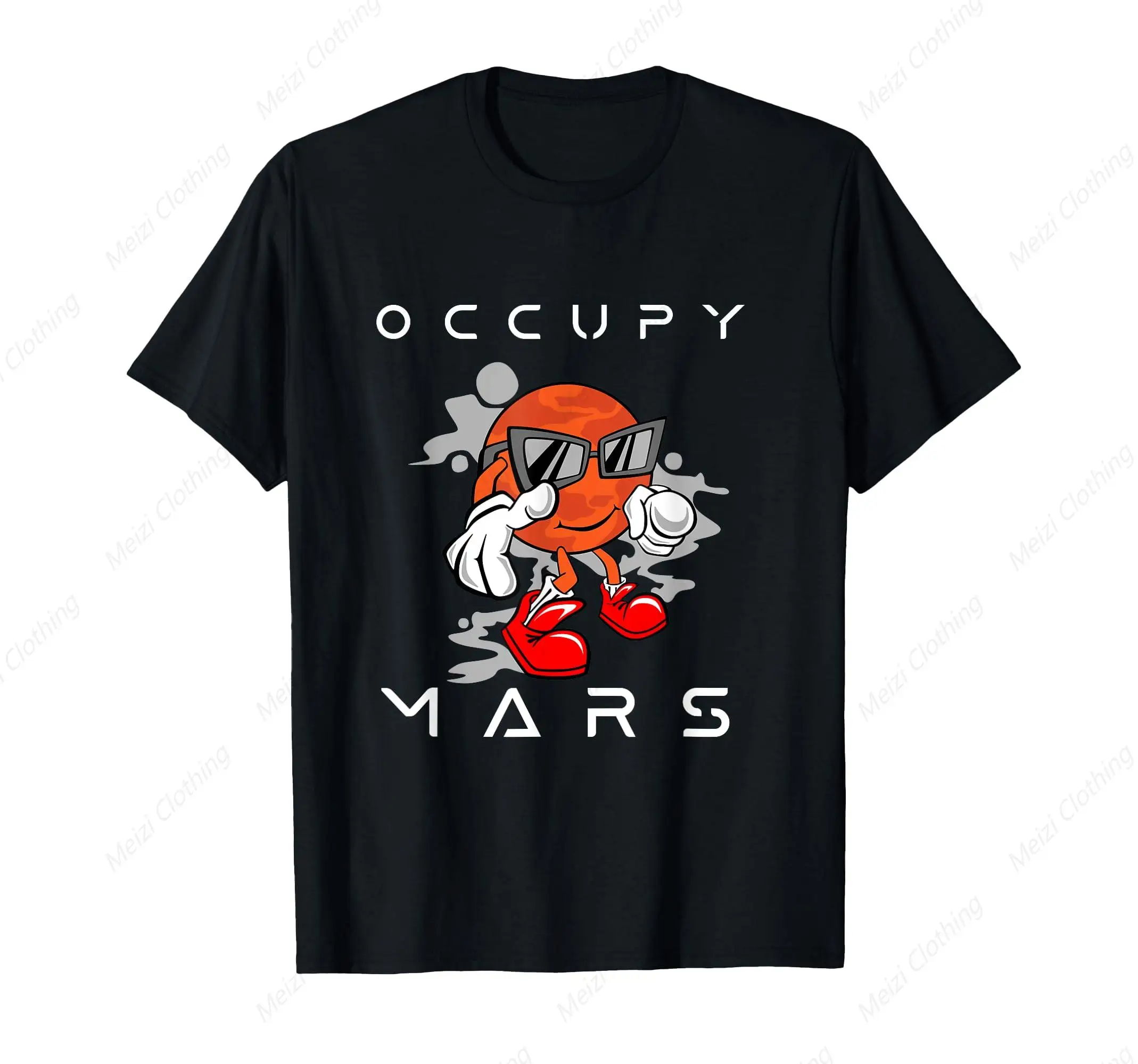 Occupy Mars Astronaut Space Explorer T-shirt Fun Print Cool Fashion Men's Shirt Pure Cotton Black T shirt
Occupy Mars Astronaut Space Explorer T-shirt Fun Print Cool Fashion Men's Shirt Pure Cotton Black T shirt