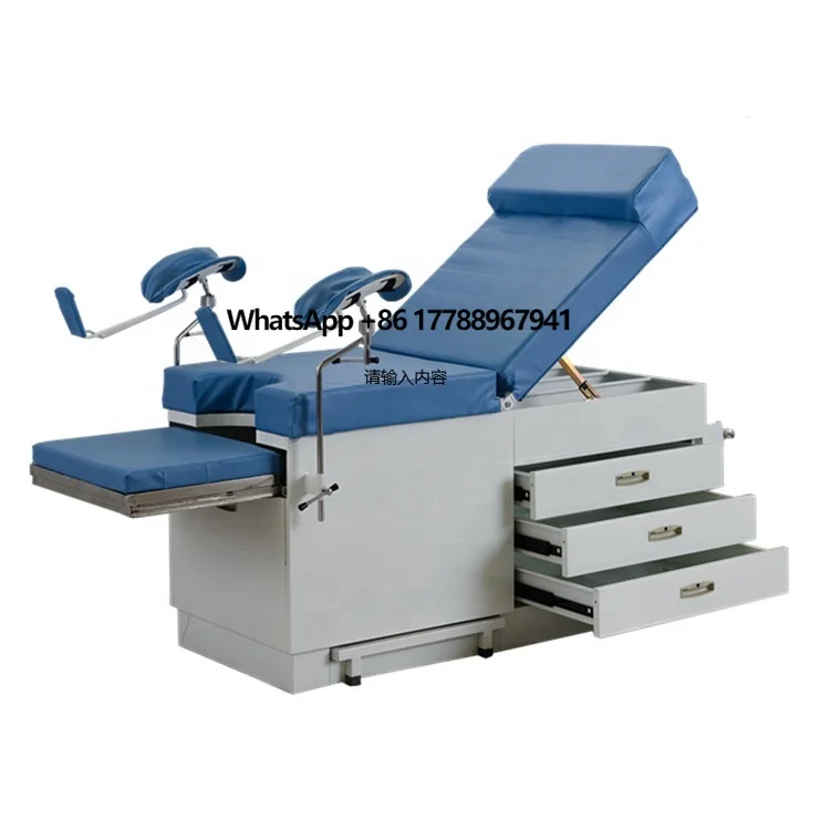 Professional Medical Equipment Manual Adjustable Examination Table Gynecological Obstetric Table for Hospital
Professional Medical Equipment Manual Adjustable Examination Table Gynecological Obstetric Table for Hospital