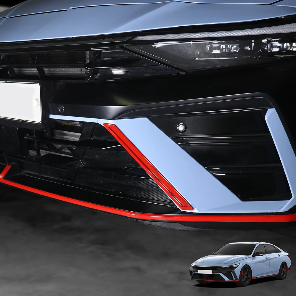 Red Front Bumper Decorative Strip For Hyundai Elantra CN7 N/CN7-line 2024 2025 Exterior Styling Decoration Accessories 
Red Front Bumper Decorative Strip For Hyundai Elantra CN7 N/CN7-line 2024 2025 Exterior Styling Decoration Accessories