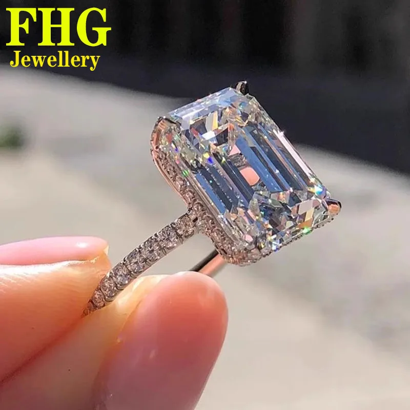 2 3 5 6 8 10 Carat Real Solid 10K White Gold Ring Emerald DVVS1 moissanite Diamonds Women Wedding Party Engagement Ring Classic
2 3 5 6 8 10 Carat Real Solid 10K White Gold Ring Emerald DVVS1 moissanite Diamonds Women Wedding Party Engagement Ring Classic