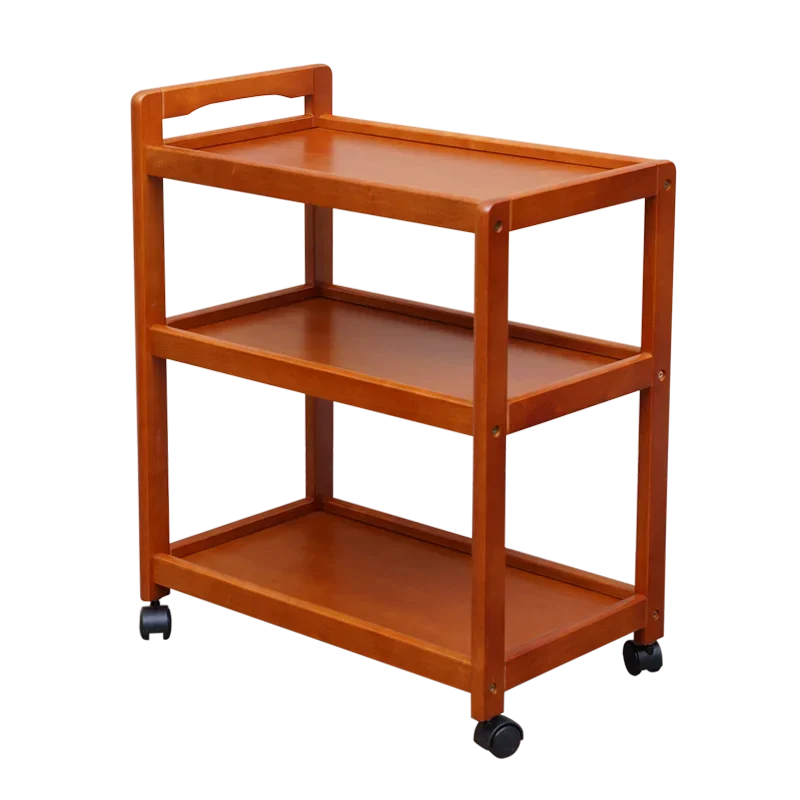 Household kitchen storage cart, solid wood mobile dining multifunctional water cart, three-layer dining
Household kitchen storage cart, solid wood mobile dining multifunctional water cart, three-layer dining