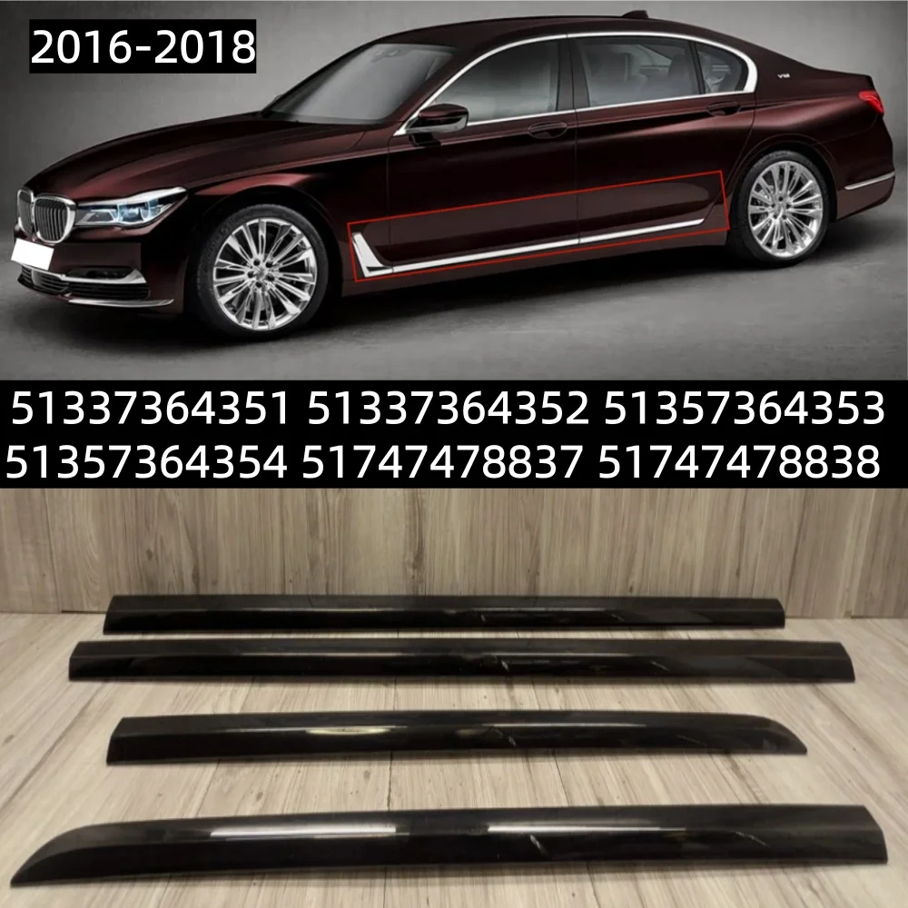 6pcs Chrome Door Side Strips 51337364351 51337364352 51747478837 51747478838 For BMW 7 Series G11 G12 2016-2018
6pcs Chrome Door Side Strips 51337364351 51337364352 51747478837 51747478838 For BMW 7 Series G11 G12 2016-2018