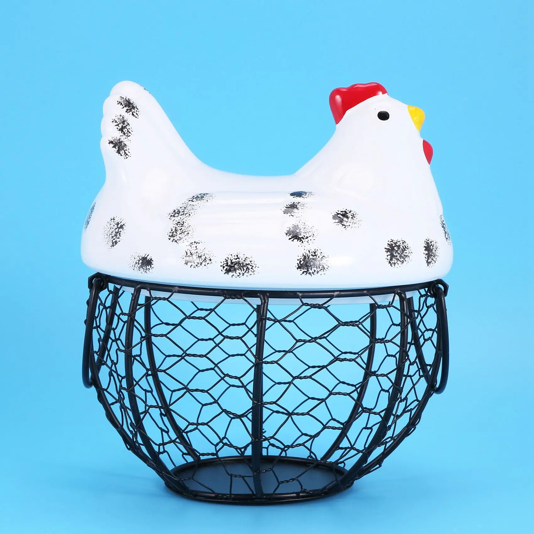【Promotion】Egg Basket,Eggs Holder Basket, Organizer Storage Wrought Wire Restaurant Storage Basket,Kitchen Hen Decor
【Promotion】Egg Basket,Eggs Holder Basket, Organizer Storage Wrought Wire Restaurant Storage Basket,Kitchen Hen Decor