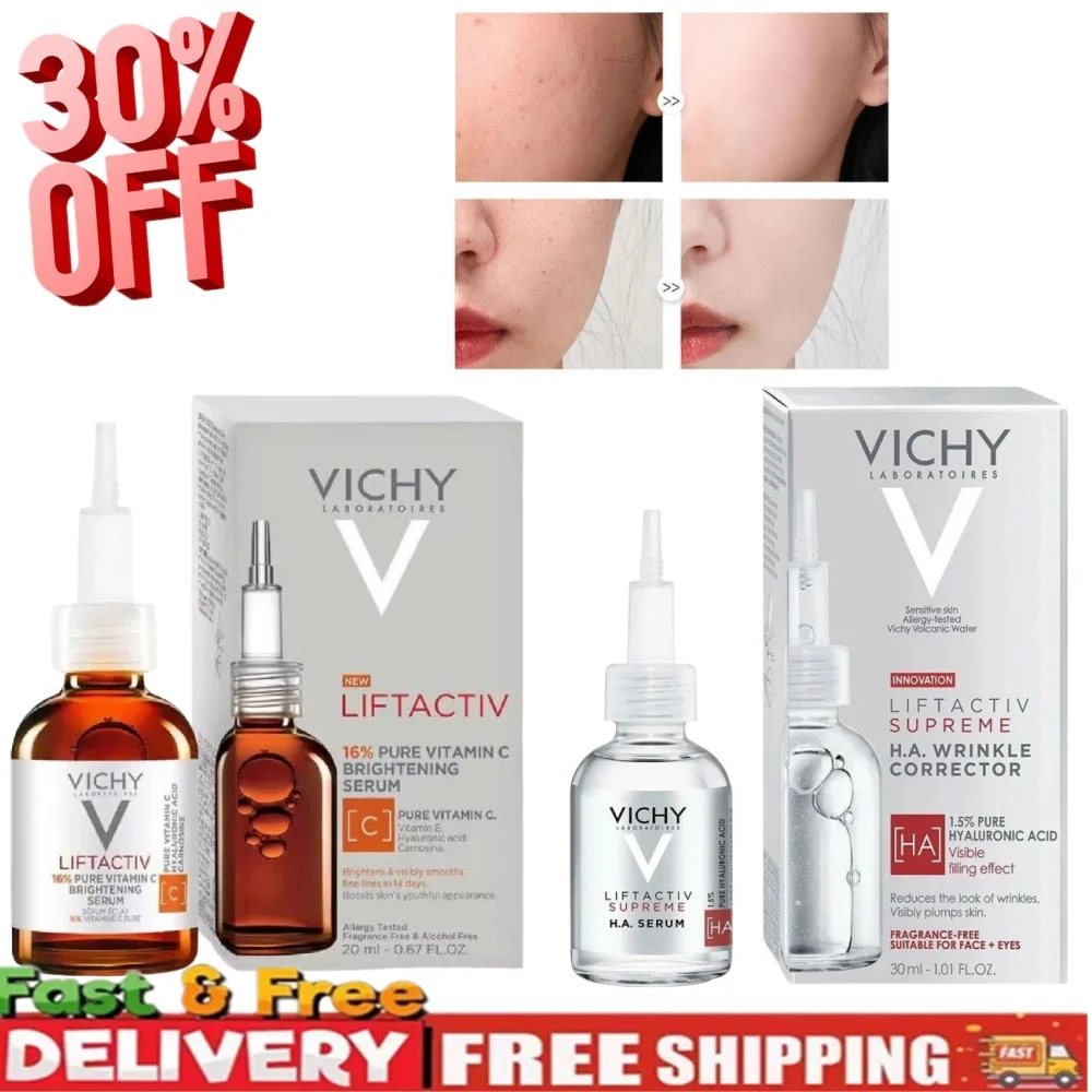 VICHY Vitamin C Moisturizing Essence Hyaluronic Acid Activating Whitening Firming Anti Aging and Improving Dullness Essence
VICHY Vitamin C Moisturizing Essence Hyaluronic Acid Activating Whitening Firming Anti Aging and Improving Dullness Essence