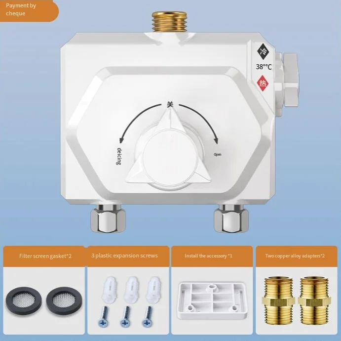 Solar Water Heater Thermostatic Valve with Automatic Temperature Regulation and Standard Half Inch Connections
Solar Water Heater Thermostatic Valve with Automatic Temperature Regulation and Standard Half Inch Connections