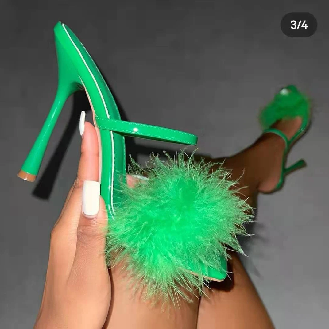 2022 Summer New Women's Slippers Fashion Sexy High Heel Shoes for Woman Capillary Heels Women's Shoes Plus Size 43 Slides Women
2022 Summer New Women's Slippers Fashion Sexy High Heel Shoes for Woman Capillary Heels Women's Shoes Plus Size 43 Slides Women