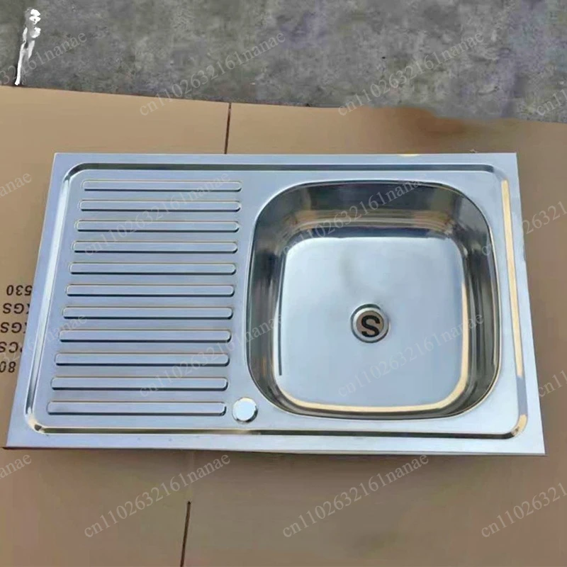 Stainless steel sink with plate single tank supply export dishwasher board surface vegetable basin
Stainless steel sink with plate single tank supply export dishwasher board surface vegetable basin