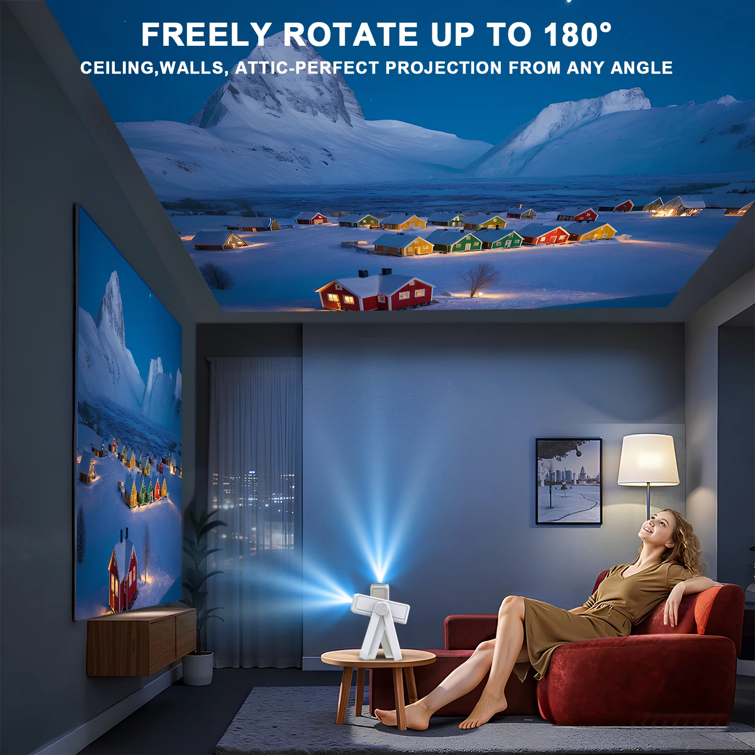 Premium Gift Sports Projector 3in1 Function 4K HD Projection Easy Control For Home And Business Present
Premium Gift Sports Projector 3in1 Function 4K HD Projection Easy Control For Home And Business Present